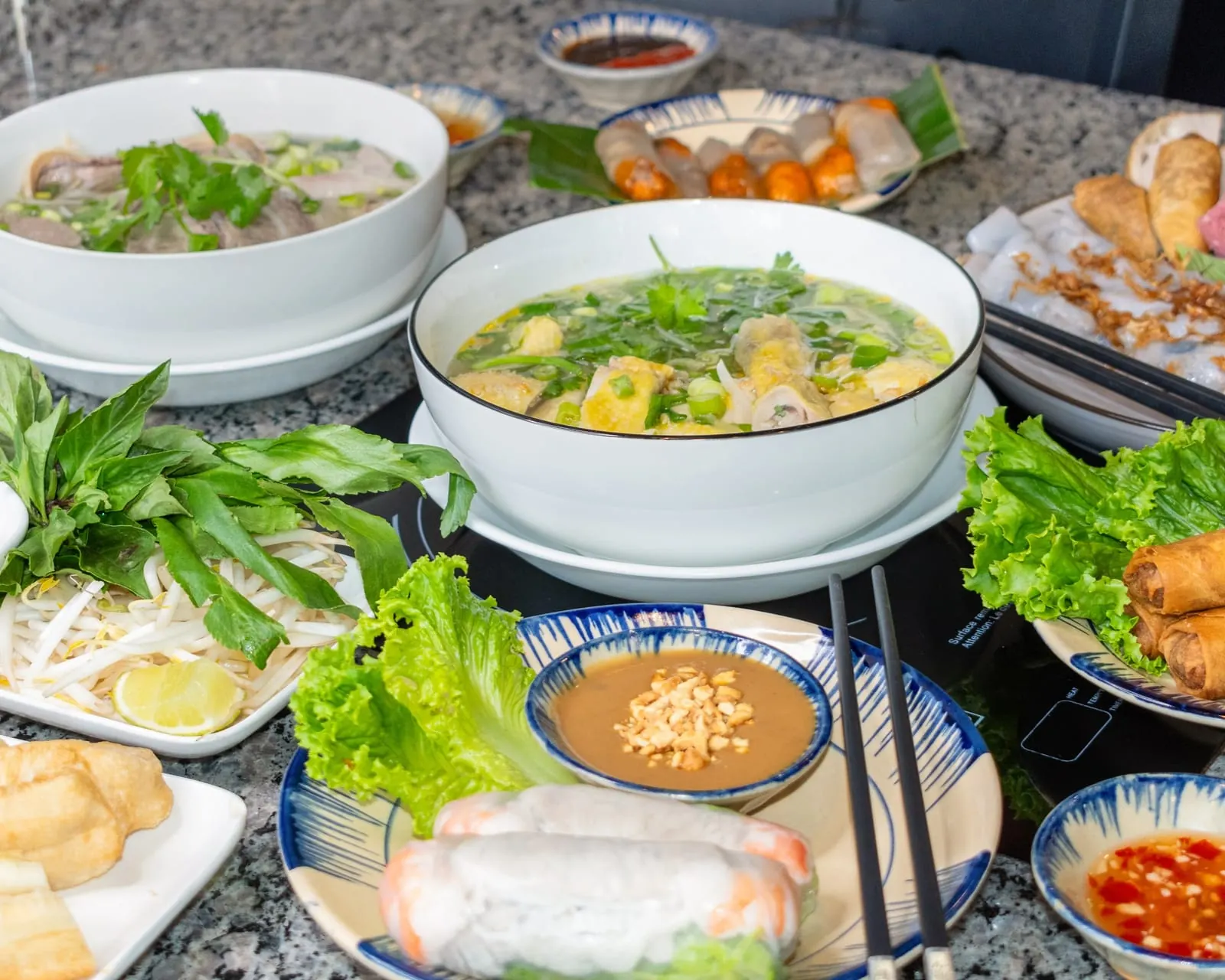 Signature Vietnamese dishes at Gạo