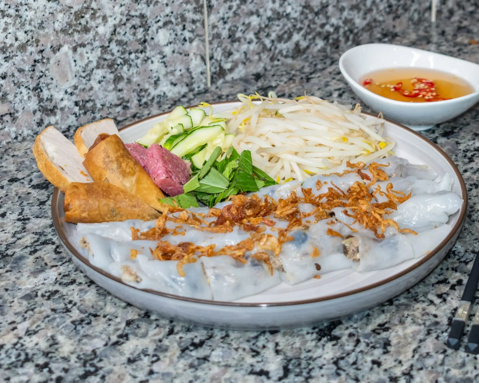 Bánh Cuốn — Steamed Rice Rolls