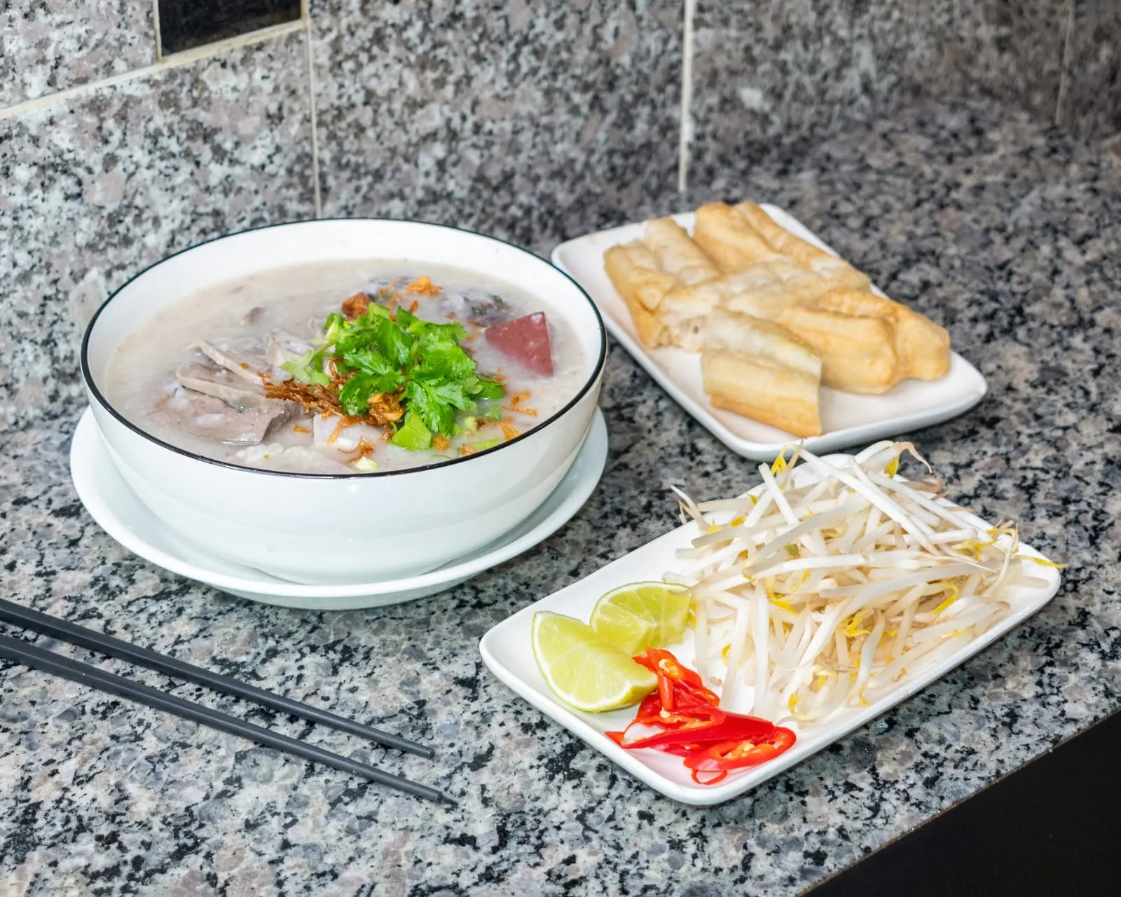 Chào Lòng — Pork Intestine Porridge